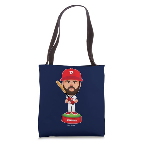 Kyle Schwarber Philadelphia Baseball Bobblehead Mlbpa Tote Bag T_T - Picture 1 of 4